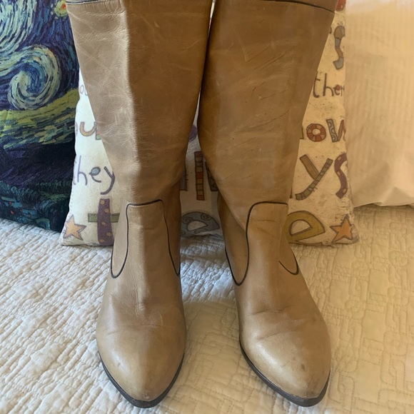 NOT MEEK/MILD🚫 Diesel Ayni High Heeled Leather Boots - Picture 2 of 11